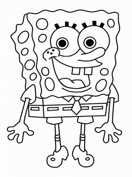 Spongebob Printable Coloring Pages