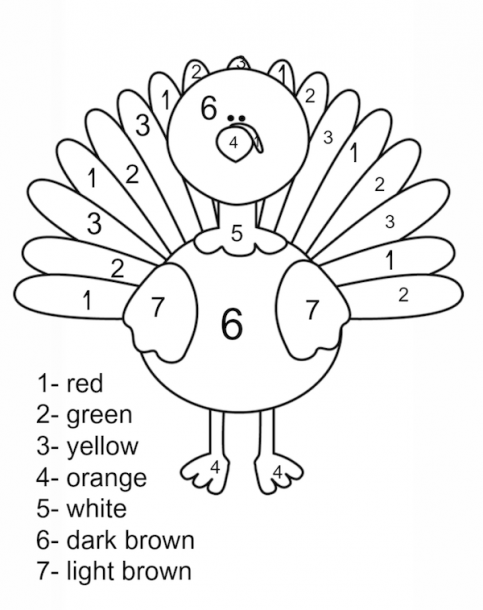 Thanksgiving Coloring Pages In 2019