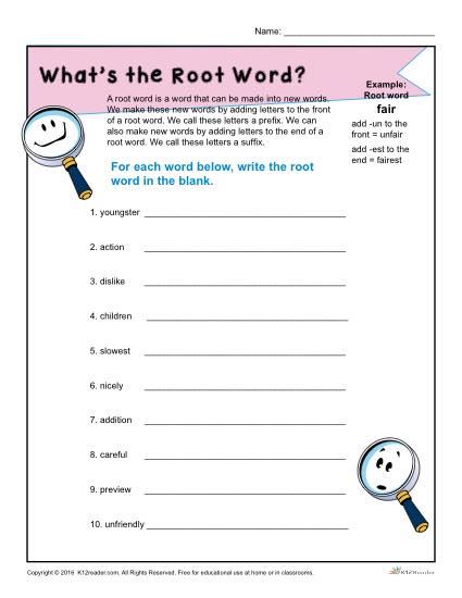 4th-grade-worksheets-word-root