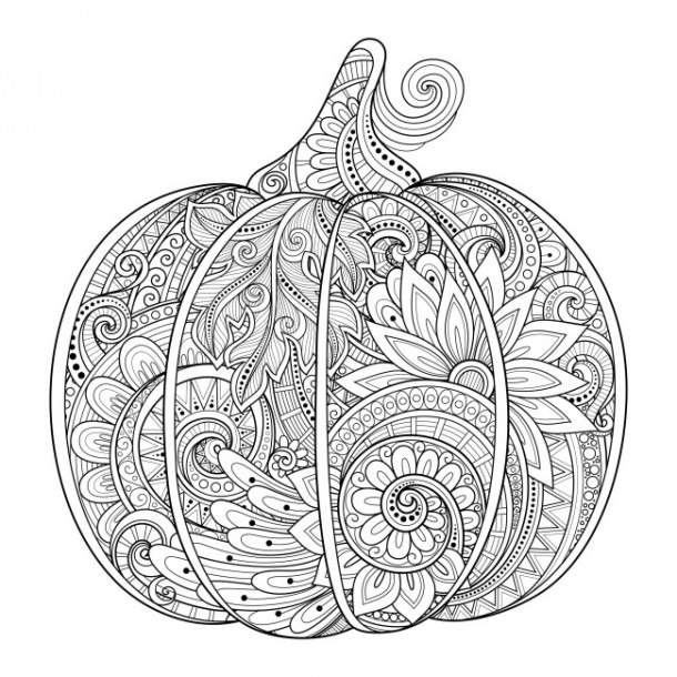 12 Fall Coloring Pages For Adults  Free Printables