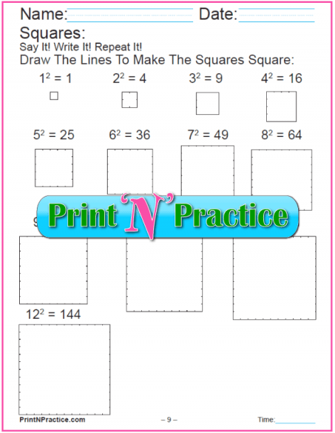 18 Exponent Worksheets For Practice