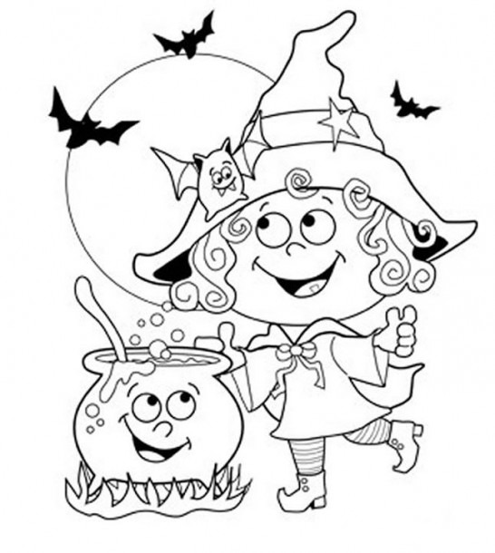 24 Free Printable Halloween Coloring Pages For Kids
