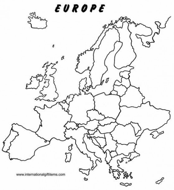 Blank Map Of Western Europe Printable Best Photos Of Printable