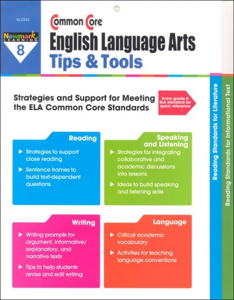 Common Core English Language Arts Tips   Tools Grade 8