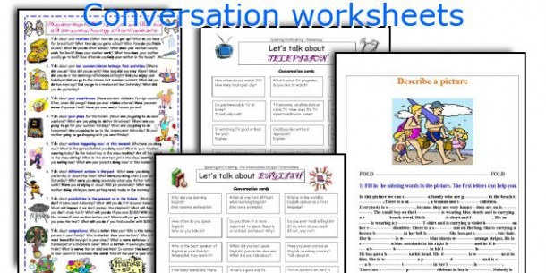 Conversation Worksheets