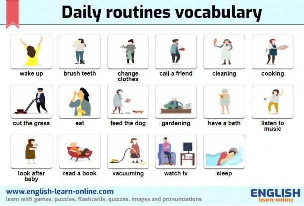 Daily Esl Vocabulary Worksheets For Adults