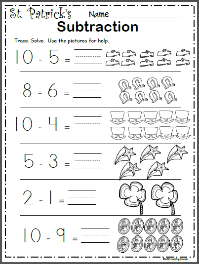 Free March Math Worksheet