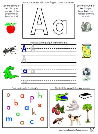 Free Printable Letter Worksheets Kindergarteners