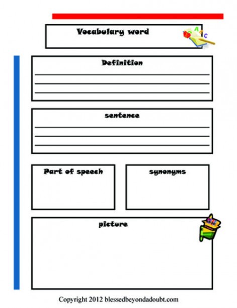 Fun Ways To Teach Vocabulary And Free Vocabulary Notebook