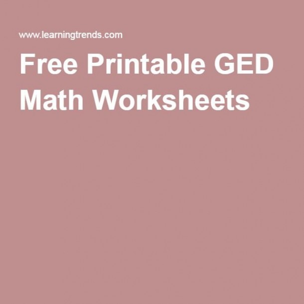 Ged Math Worksheets   Worksheet 612792 Math Worksheets Slope