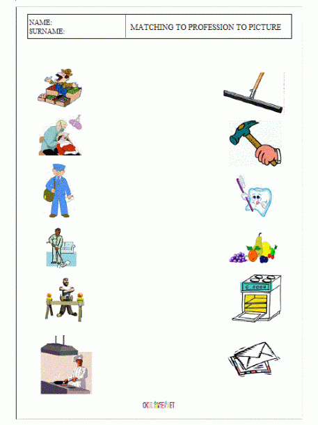 Image Result For Grade R Worksheet Occupation
