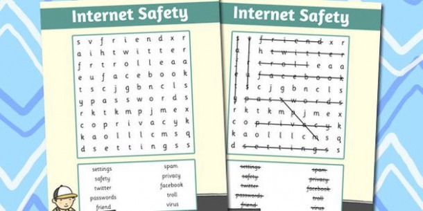 Internet Safety Wordsearch