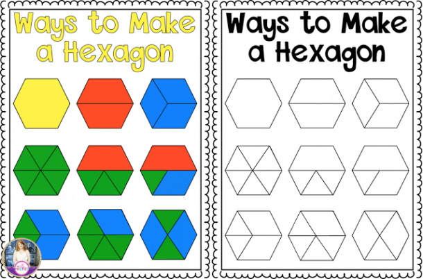 Many Ways To Make A Hexagon Anchor Chart Freebie  Perfect For A 2d