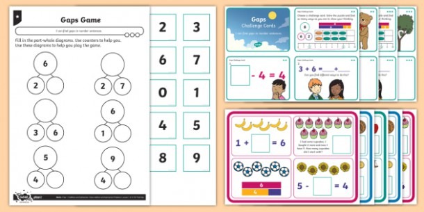 Missing Number Puzzles Differentiated Worksheet   Worksheets