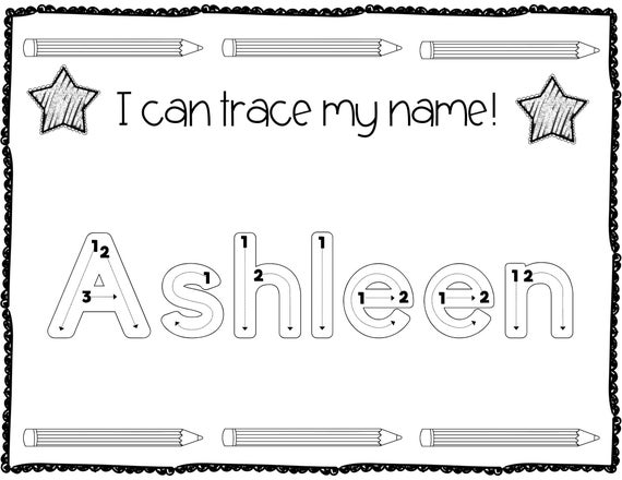 Name Tracing Worksheets