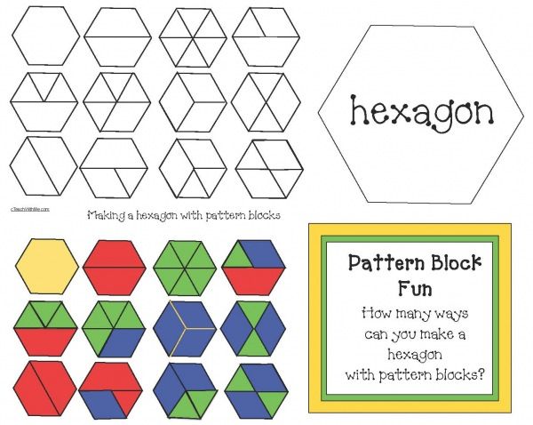 Pattern Block Hexagons