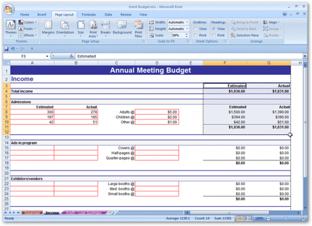 Print Only Selected Areas Of A Spreadsheet In Excel 2007   2010