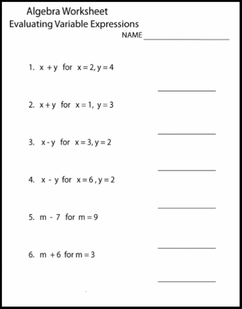 Printable 6th Grade Math Worksheets For Problems Practice