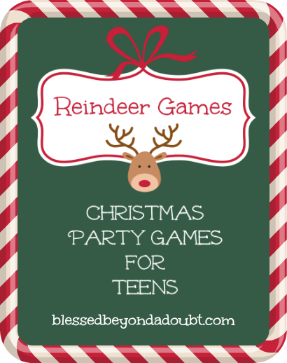 Printable Christmas Party Games For Teens