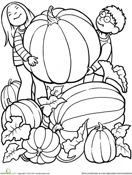 Printable Fall Coloring Pages