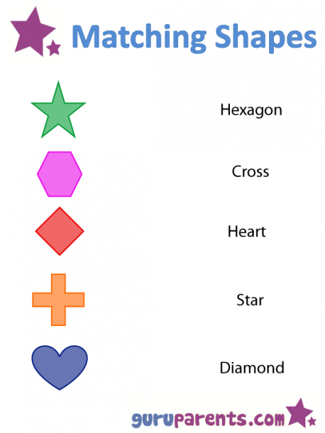 Shapes Worksheets And Flashcards