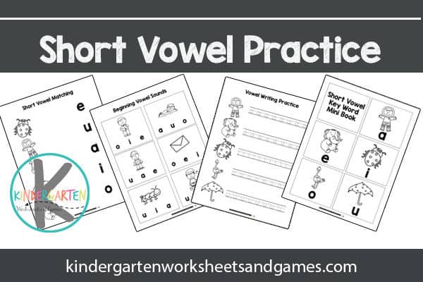 Short Vowel Sounds Worksheets     Kindergarten Worksheets And Games