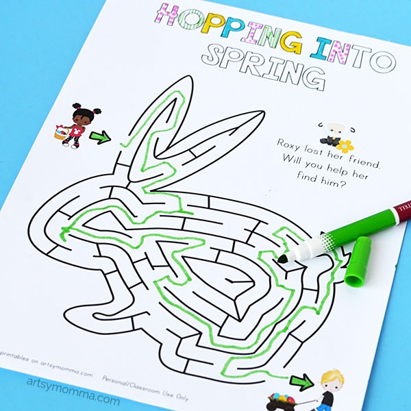 Simple Yet Fun Printable Easter Mazes