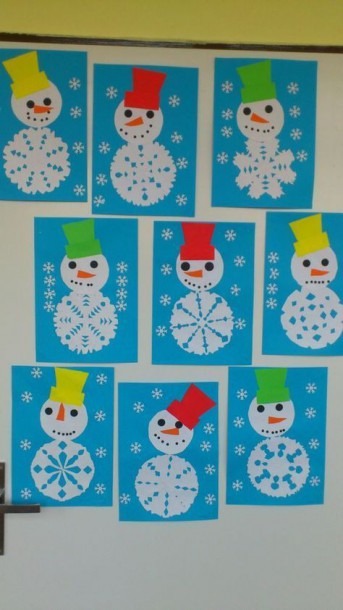 Snowflake Craft Idea For Kids