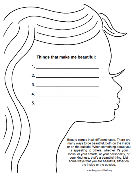 Types Of Beauty Worksheet