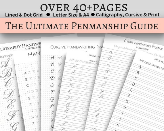 Ultimate Penmanship Complete Printable Handwriting Practice