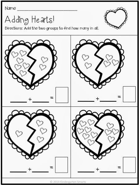 Valentine S Day Math And Literacy Centers With Printable
